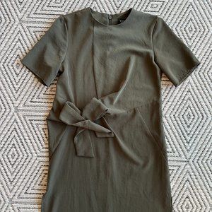 Topshop Olive green Sz 4 Cocktail Dress - Free shipping!